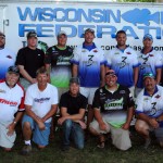 2012 Wisconsin Bass Federation State Team: Back L-R; Phil Richardson, Greg Grauvogl, Ben Otto, Max Mueller, Fernando Lobato, Jesse Kasara, Chad Richardson; Front L-R; Jim Schleifer, Dan Ehmen, Ryan Whitacre, Kyle Carpenter, Scott Alo